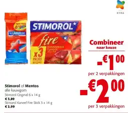 Colruyt Stimorol Original 6 x 14 g aanbieding
