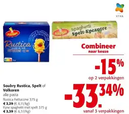 Colruyt Rustica Fettuccine 375 g aanbieding