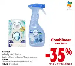 Colruyt Febreze Luchtverfrisser badkamer Vleugje bloesem aanbieding