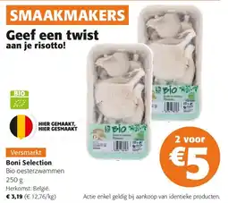 Colruyt Boni Selection Bio oesterzwammen 250 g aanbieding