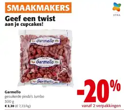 Colruyt Garmello gesuikerde pinda’s Jumbo 300 g aanbieding