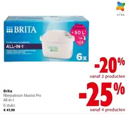Colruyt Brita filterpatroon Maxtra Pro All-In-1 6 stuks aanbieding