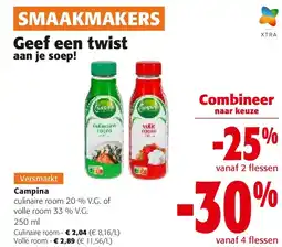 Colruyt Campina Culinaire room aanbieding