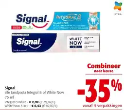 Colruyt Signal Integral 8 White aanbieding