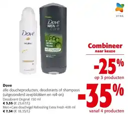 Colruyt Dove Deodorant Original 150 ml aanbieding