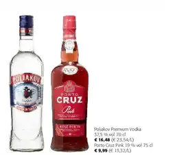 Colruyt Poliakov Premium Vodka 37,5 % vol 70 cl aanbieding