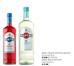 Colruyt Martini Vibrante alcoholvrij aperitief 0,5 % vol 75 cl aanbieding