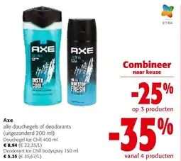 Colruyt Axe Douchegel Ice Chill 400 ml aanbieding