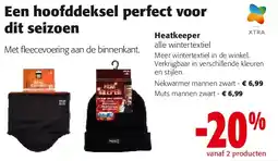 Colruyt Heatkeeper Nekwarmer mannen zwart aanbieding