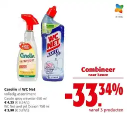 Colruyt Carolin spray ontvetter 650 ml aanbieding