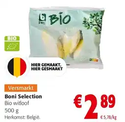 Colruyt Boni Selection Bio witloof 500 g aanbieding