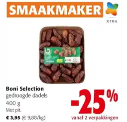 Colruyt Boni Selection gedroogde dadels 400 g aanbieding