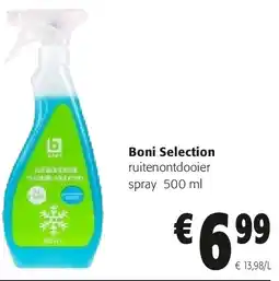 Colruyt Boni Selection ruitenontdooier spray 500 ml aanbieding