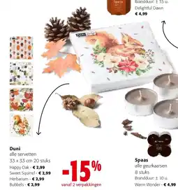 Colruyt Duni Happy Oak aanbieding