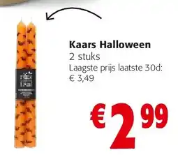 Colruyt Kaars Halloween 2 stuks aanbieding