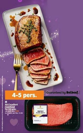Albert Heijn Ah excellent roastbeef aanbieding