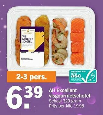 Albert Heijn Ah excellent visgourmetschotel aanbieding