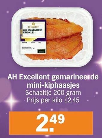 Albert Heijn Ah excellent gemarineerde mini-kiphaasjes aanbieding