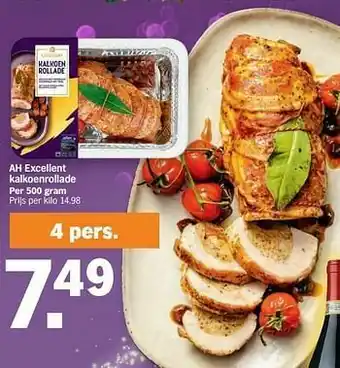 Albert Heijn Ah excellent kalkoenrollade aanbieding