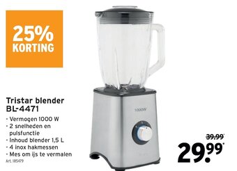 GAMMA Tristar blender BL-4471 aanbieding