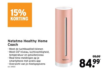 GAMMA Netatmo Healthy Home Coach aanbieding