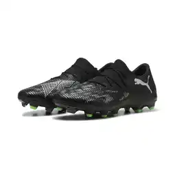 Decathlon FUTURE 8 MATCH FG/AG lage voetbalschoenen PUMA Black Cool Light Gray Fluo Green aanbieding