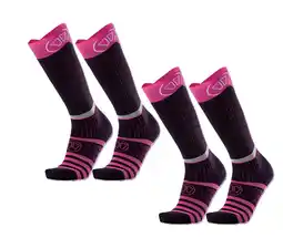 Decathlon High Definition Merinowol Skisokken - Verpakking van 2 paar aanbieding