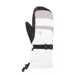 Decathlon STOMP skiwanten voor dames WHITE/CLAY GREY aanbieding