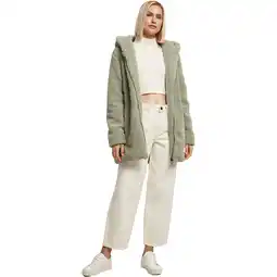 Decathlon Vrouwelijke hoodie fleece Urban Classics Sherpa aanbieding
