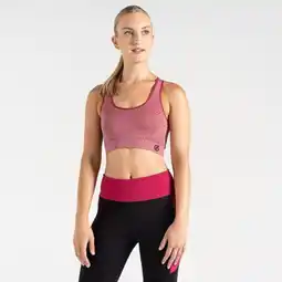 Decathlon DARE 2B Dare2b Sport BH's Dont Sweat It Bra DAMES Berry Pink Marl aanbieding