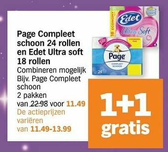 Albert Heijn Page compleet schoon aanbieding