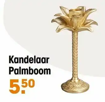 Kwantum Kandelaar palmboom aanbieding