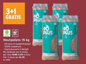 GAMMA Houtpellets 15 kg aanbieding