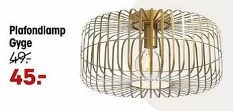 Kwantum Plafondlamp gyge aanbieding