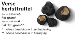 Sligro Verse herfsttruffel aanbieding