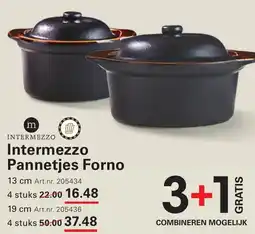 Sligro Intermezzo Pannetjes Forno aanbieding