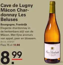 Sligro Cave de Lugny Mâcon Chardonnay Les Beluses aanbieding