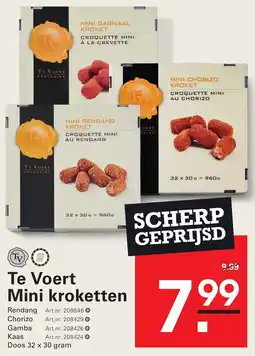 Sligro Te Voert Mini kroketten aanbieding