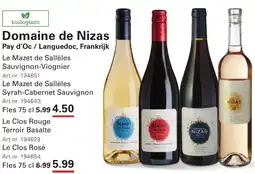 Sligro Domaine de Nizas aanbieding