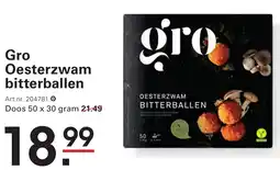 Sligro Gro Oesterzwam bitterballen aanbieding
