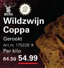 Sligro Wildzwijn Coppa aanbieding