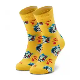 Decathlon Happy Socks Model Ktig01 2200 Kleur Geel aanbieding