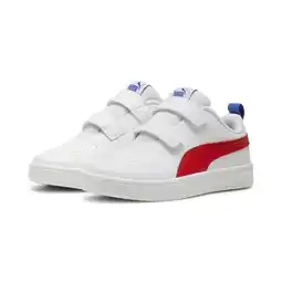 Decathlon PUMA Rickie V sneakers voor kinderen PUMA White For All Time Red Dazzling Blue aanbieding