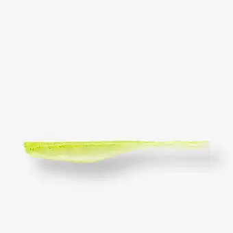 Decathlon SOFTBAIT FINESS MET LOKMIDDEL WXM YUBARI FINSS 100 CHARTREUSE aanbieding