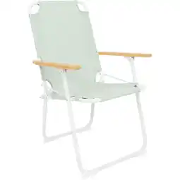 Decathlon Campingstoel Mosset M Tuinstoel Opvouwbaar Aluminium Hout 100kg aanbieding