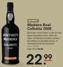Sligro Madeira Boal Colheita 2008 aanbieding