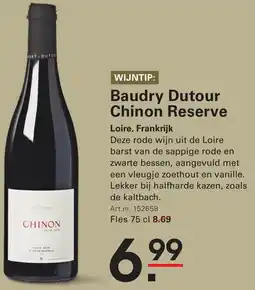 Sligro Baudry Dutour Chinon Reserve aanbieding