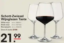 Sligro Schott-Zwiesel Wijnglazen Taste aanbieding