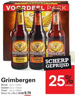 Sligro Grimbergen aanbieding