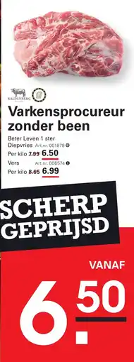 Sligro Varkensprocureur zonder been aanbieding